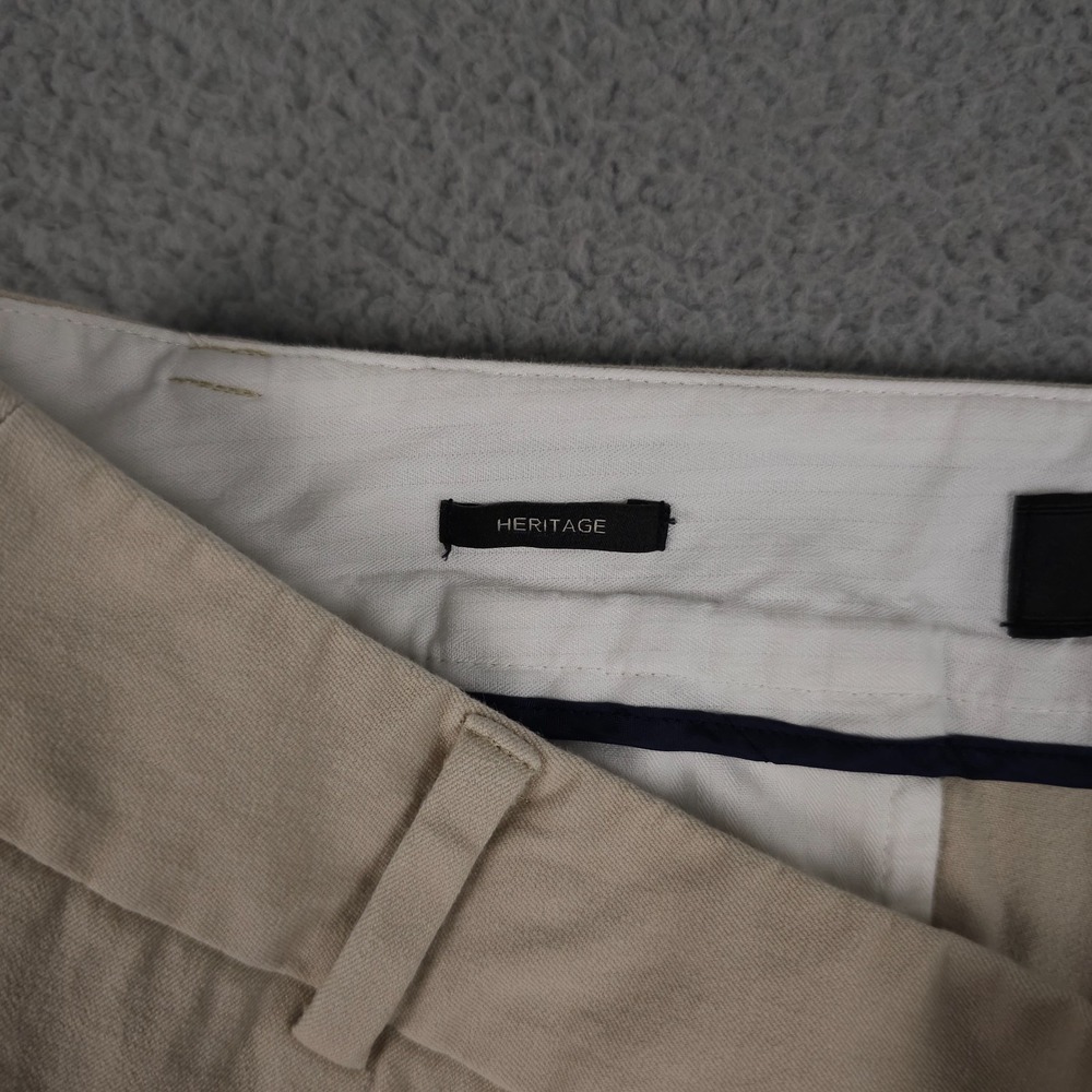 Talbots Pants Womens 6 Khaki Beige Heritage Ankle Stretch Side Zip Career Office - Picture 4 of 13
